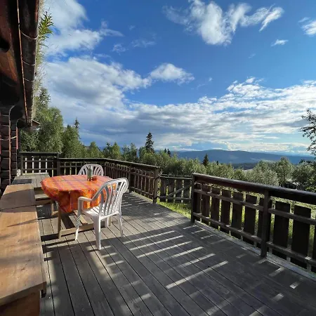 Elveseter - Log With An Amazing View 度假居